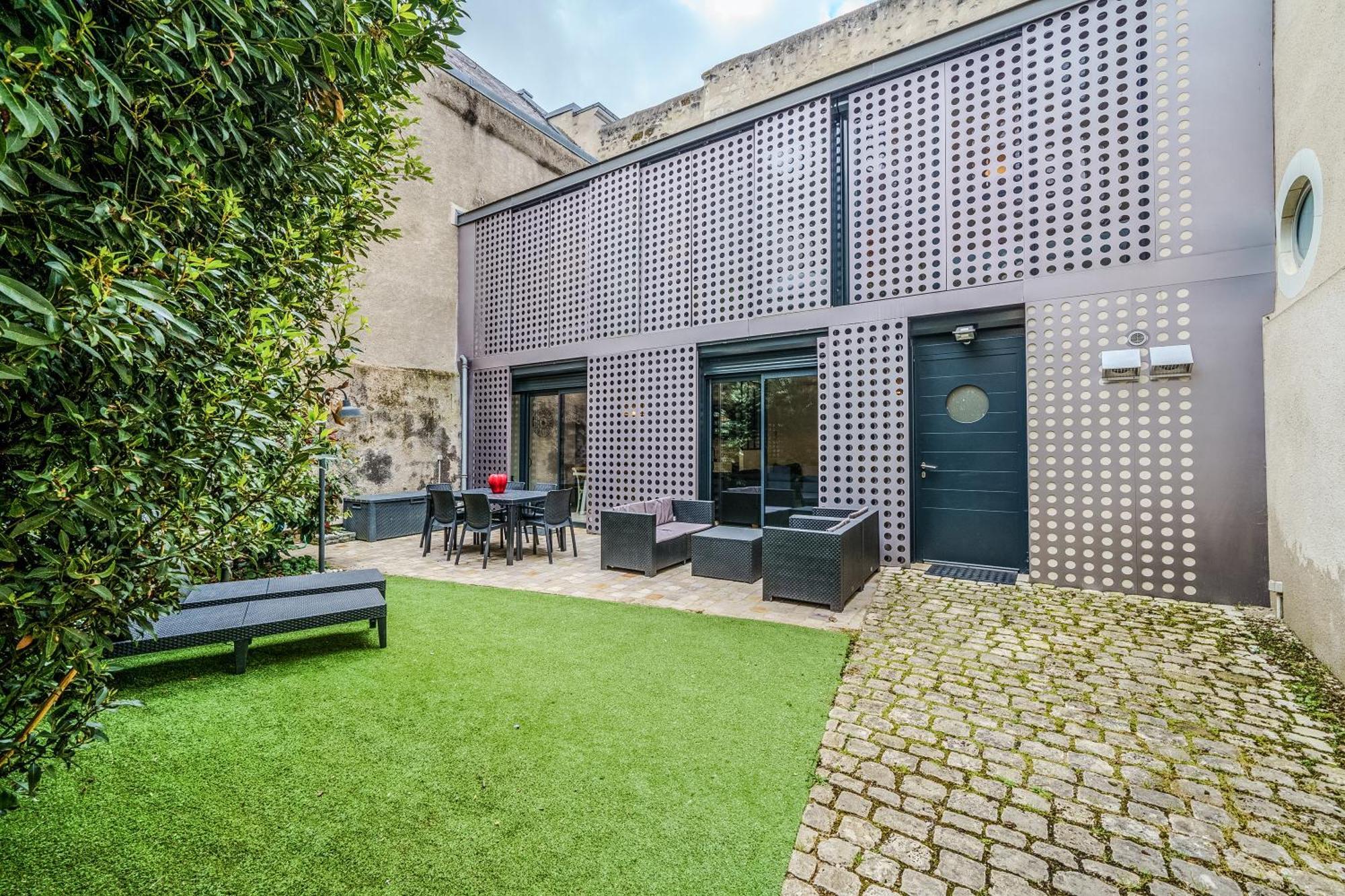 Maison D'Architecte Centre Tours Jardin, Climatisation, Parking 5 P Luaran gambar