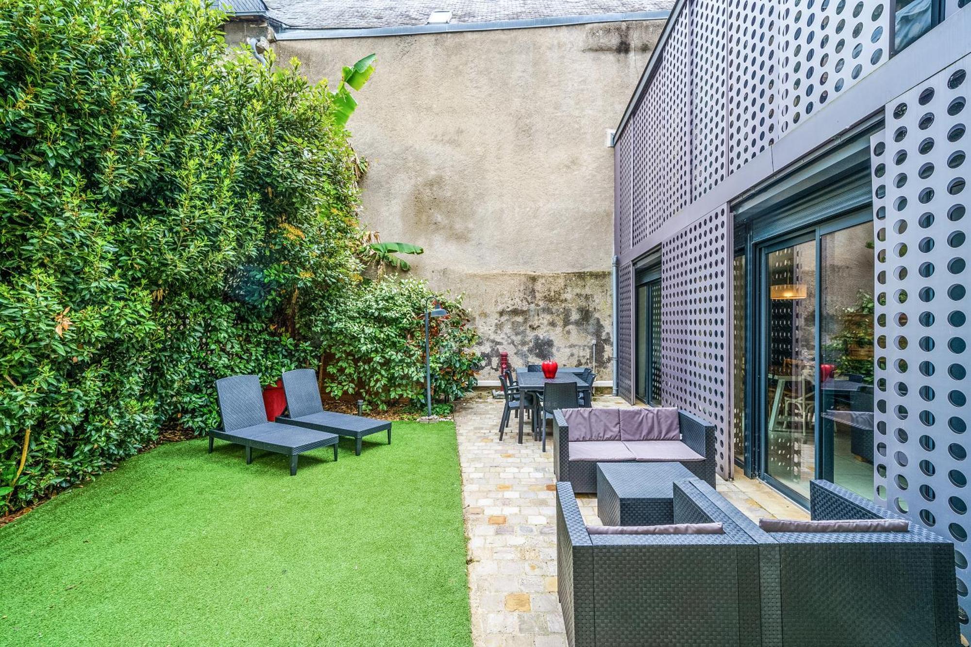 Maison D'Architecte Centre Tours Jardin, Climatisation, Parking 5 P Luaran gambar